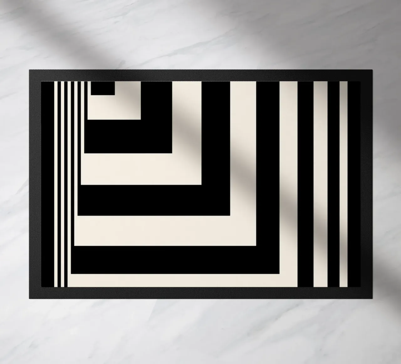 Illusion doormat by Mariel Toigo