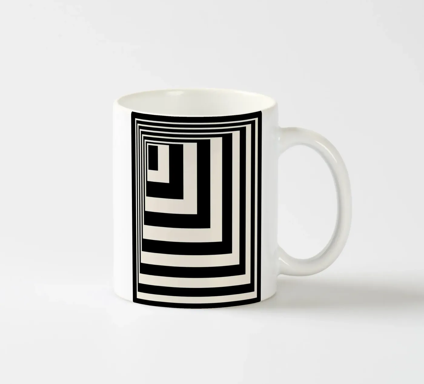 Illusion ceramic mug by Mariel Toigo