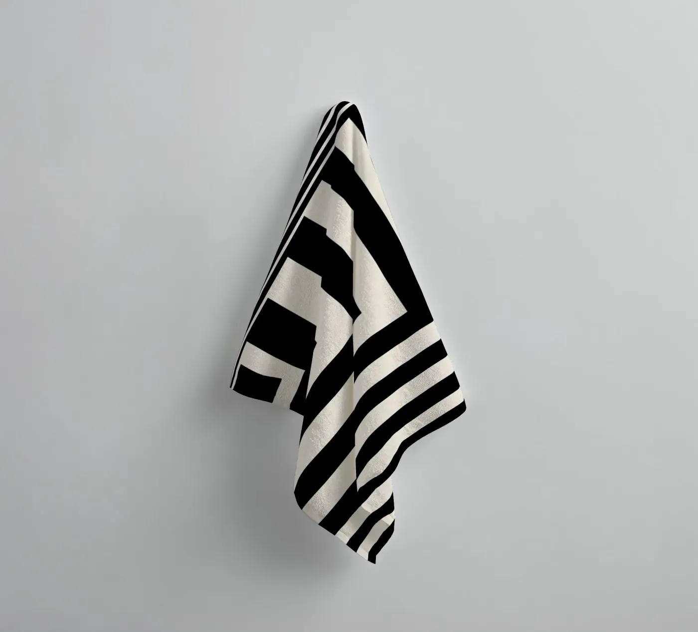 Illusion towel by Mariel Toigo