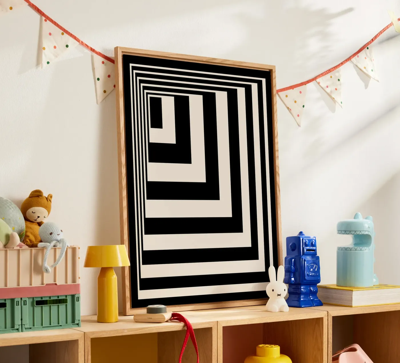 Illusie acryl van Mariel Toigo