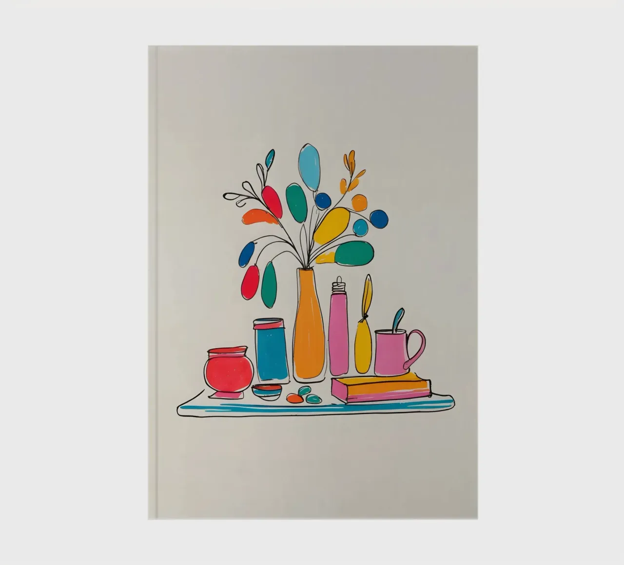 flat drawing features notebook by Botanical Gallery