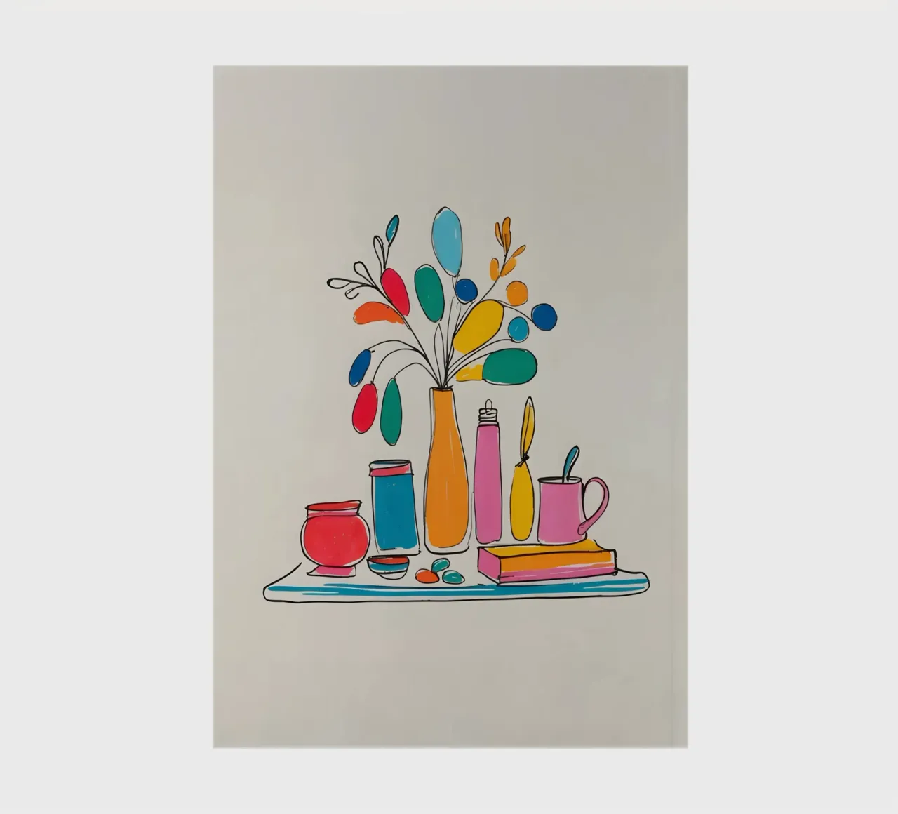 flat drawing features notebook by Botanical Gallery