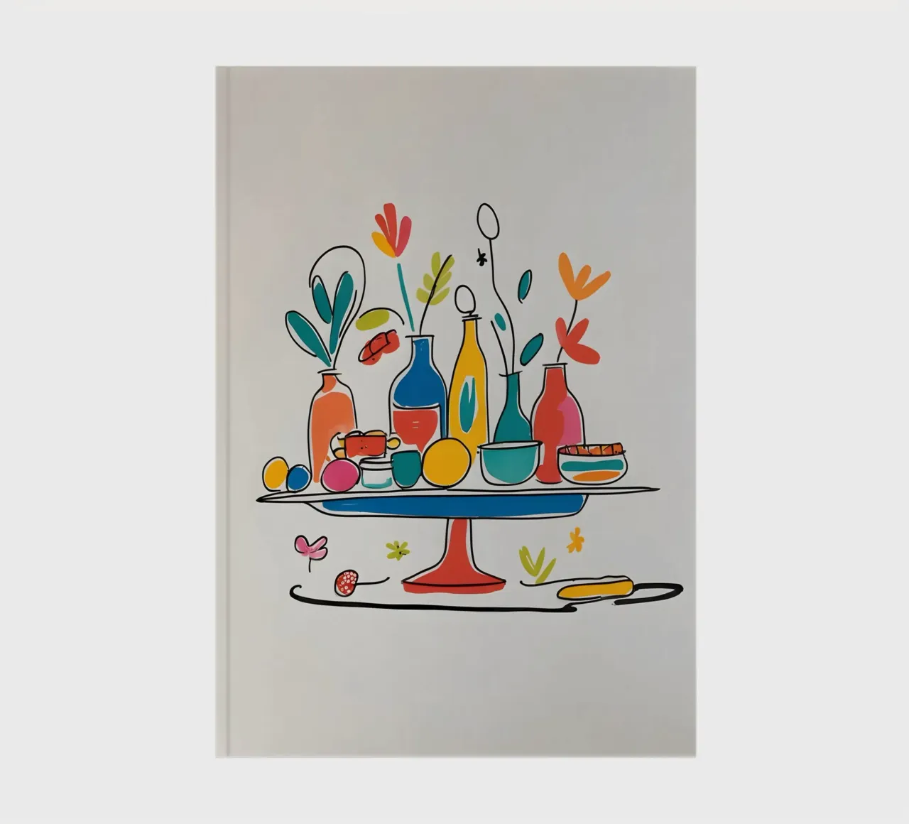 flat drawing features notebook by Botanical Gallery