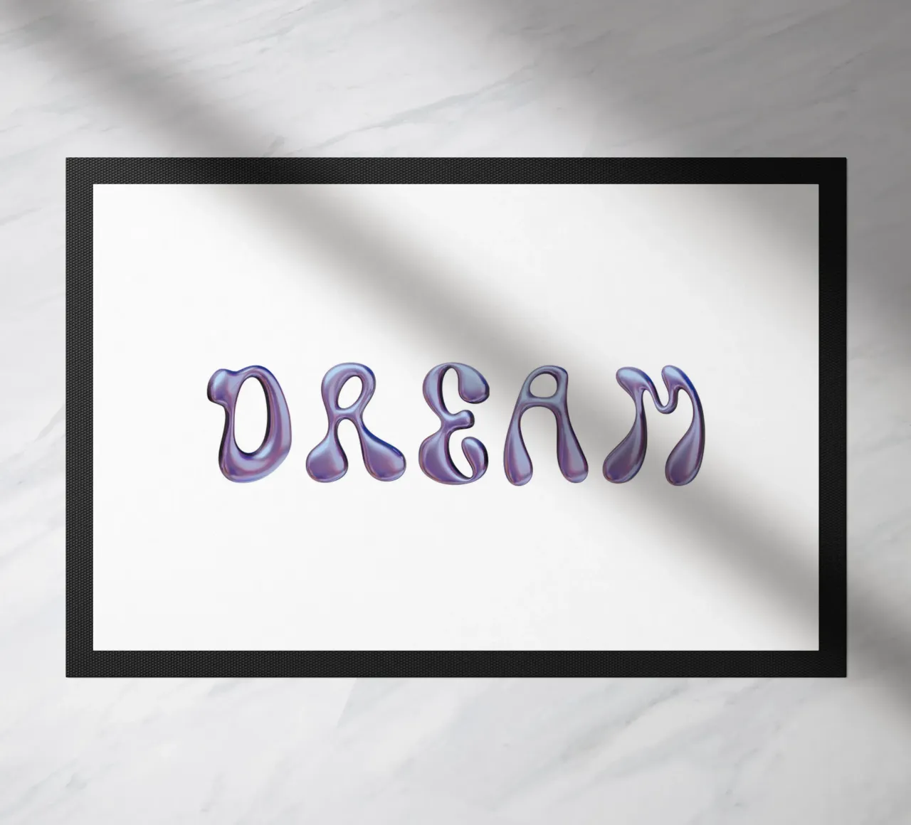 dream typography version doormat by morphinaeblue