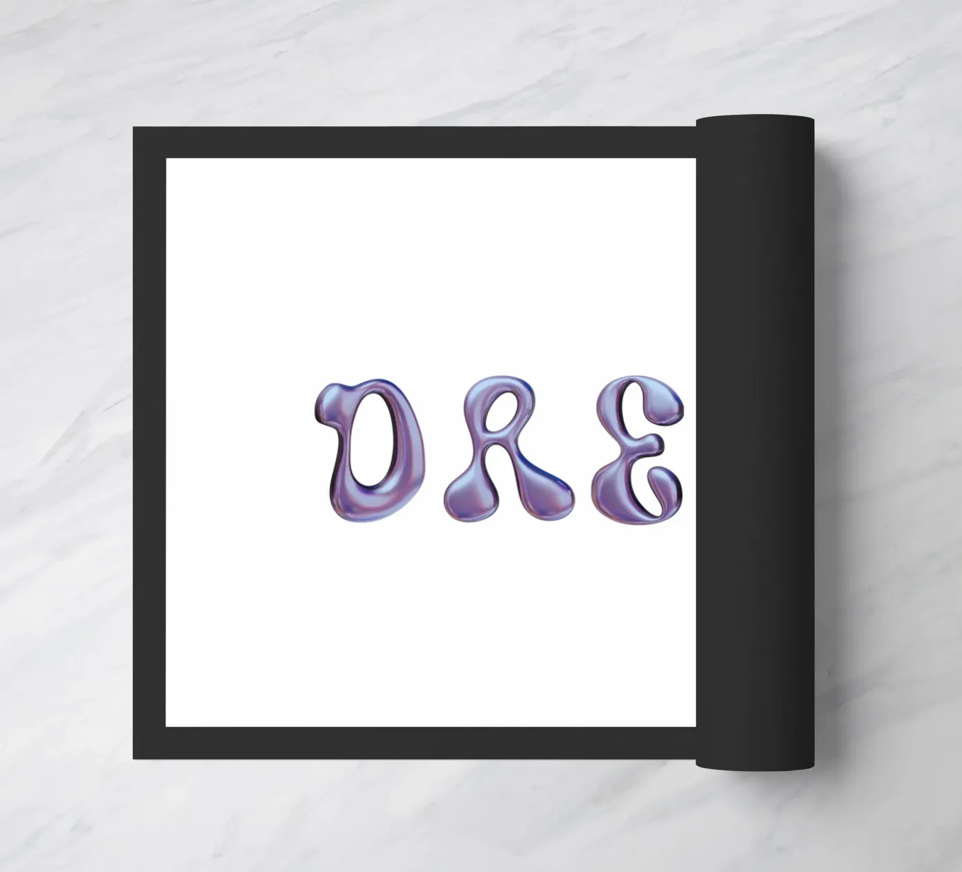 dream version traumhafte Typografie Fußmatte von morphinaeblue