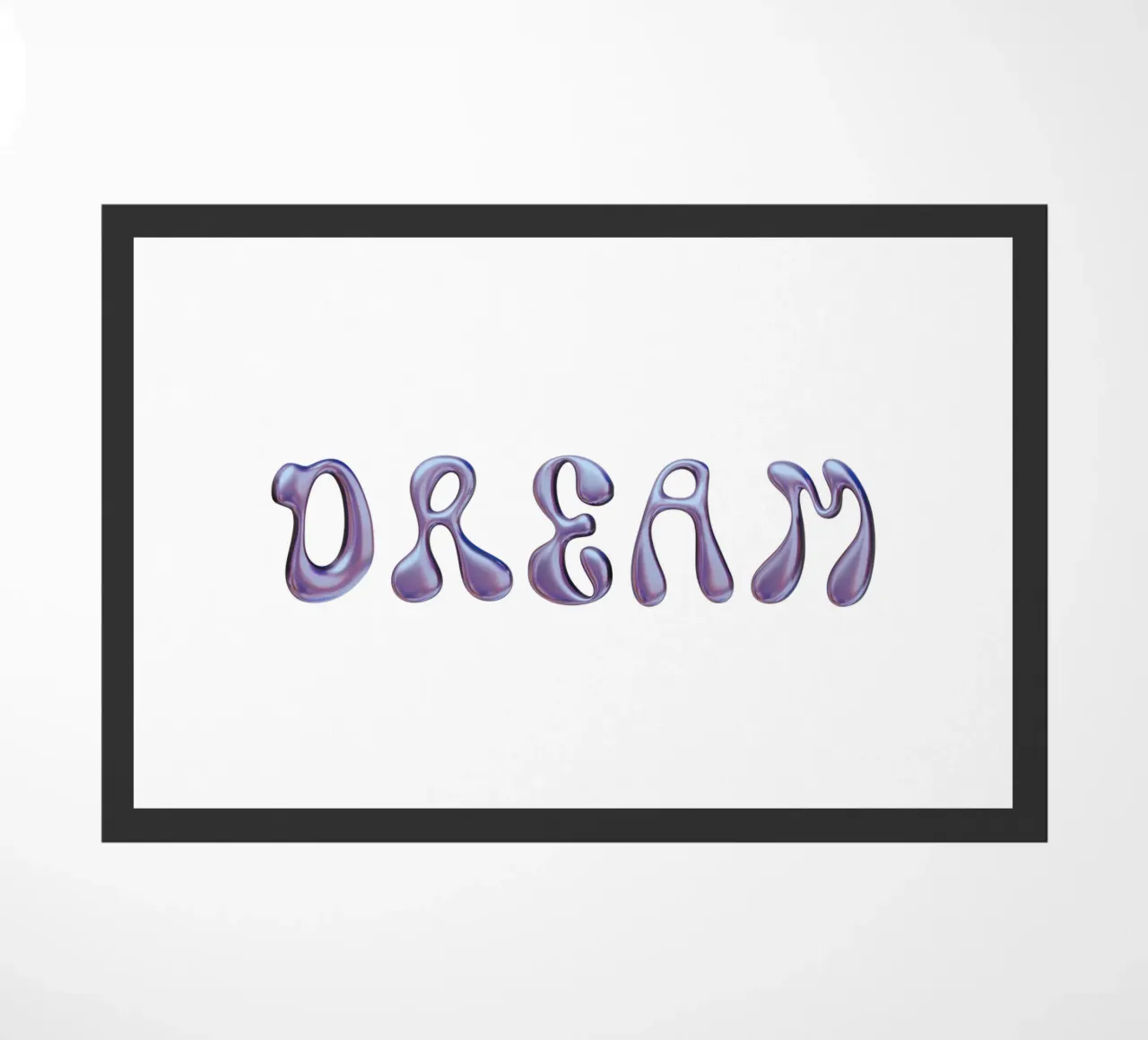 dream typography version doormat by morphinaeblue