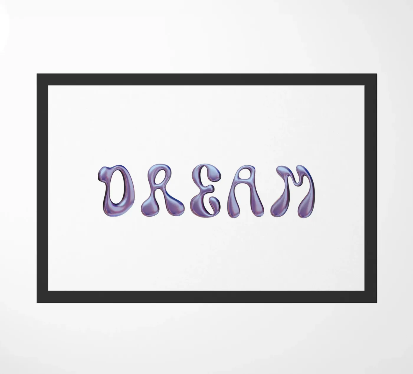 dream version traumhafte Typografie Fußmatte von morphinaeblue