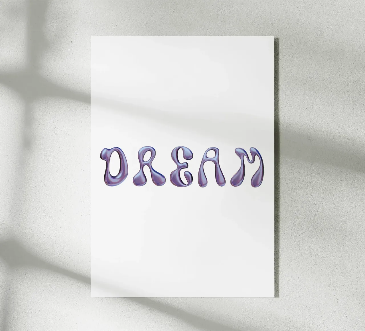 versie droomtypografie acryl van morphinaeblue