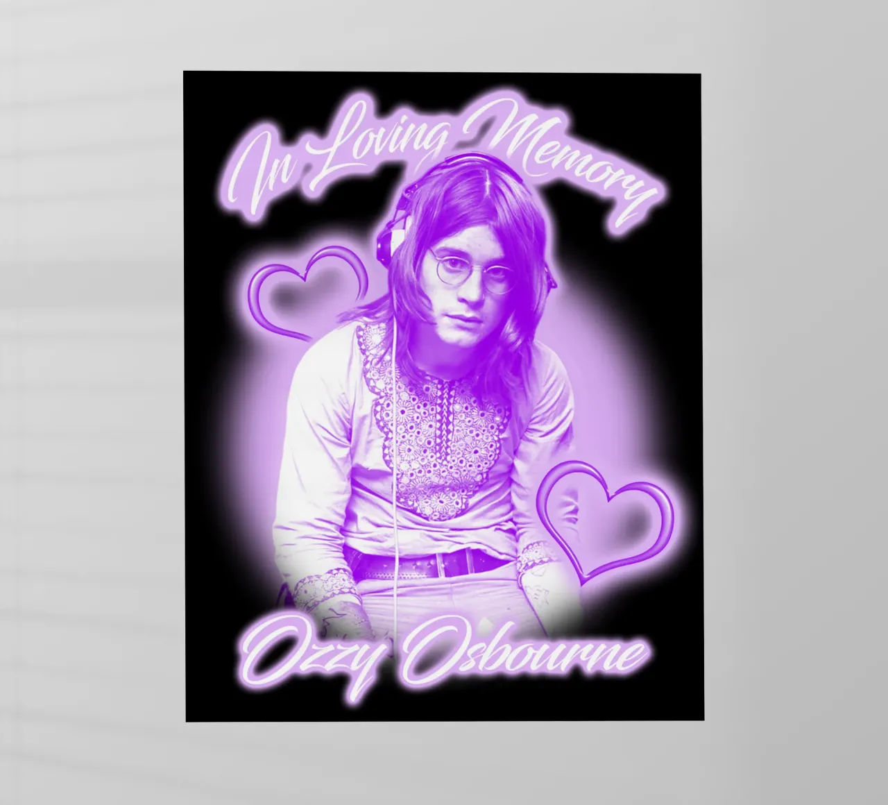 Maglietta classica OZ In Loving Memory Tribute pellicola backlit da mannys_artt