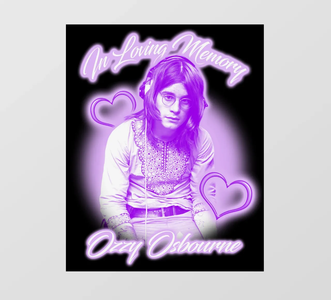 Maglietta classica OZ In Loving Memory Tribute pellicola backlit da mannys_artt