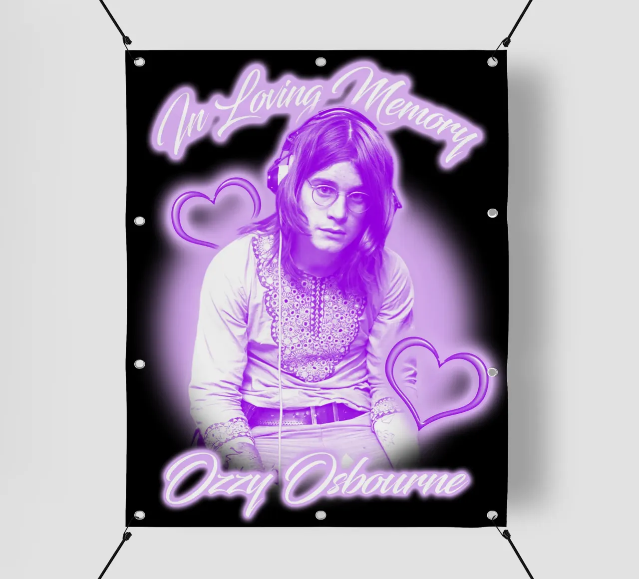 Maglietta classica OZ In Loving Memory Tribute telo in pvc da mannys_artt