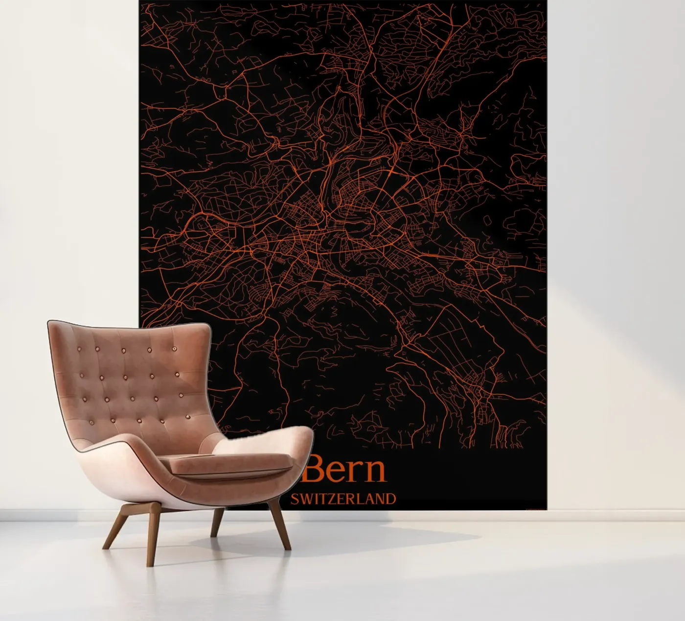 Bern carta da parati fotografica da MiMap