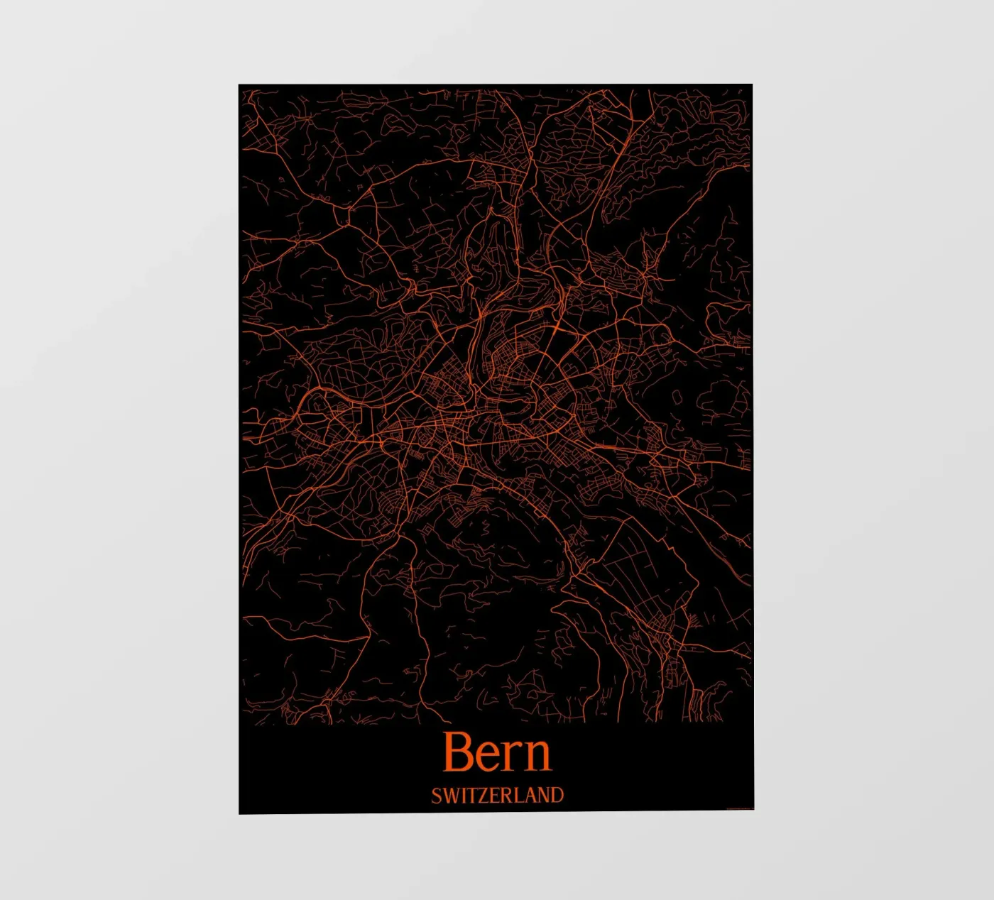 Bern carta da parati fotografica da MiMap