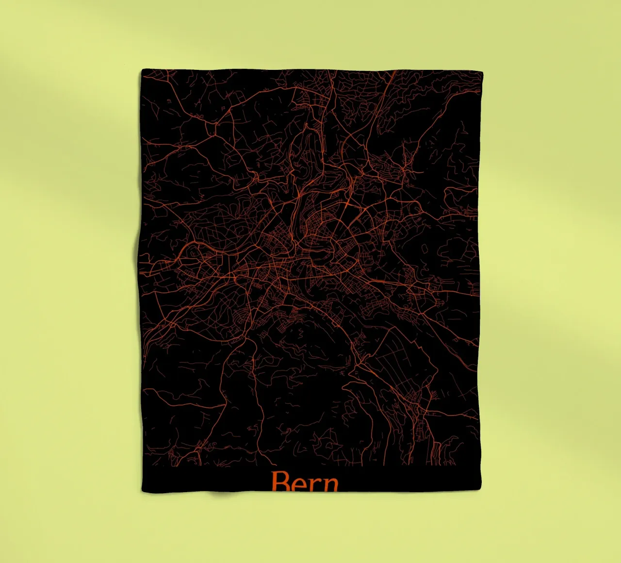 Bern Fleecedecke von MiMap