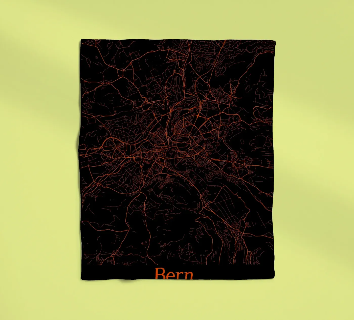 Bern Fleecedecke von MiMap