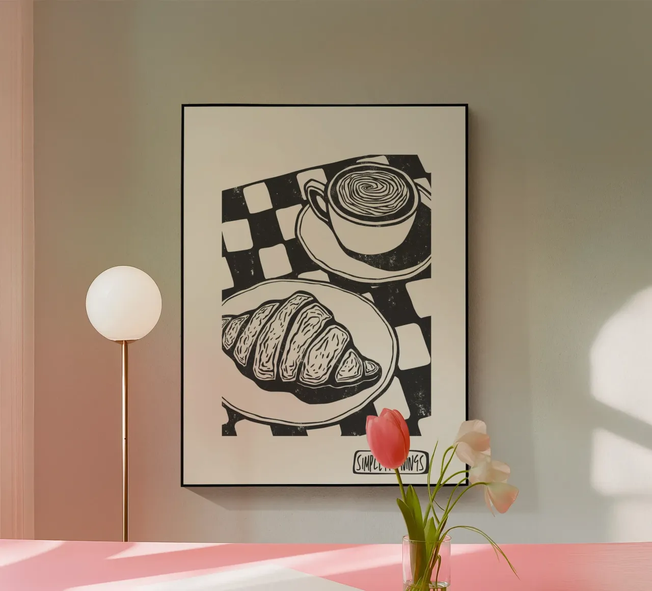 Simple Mornings plexiglass da Indigo Rain