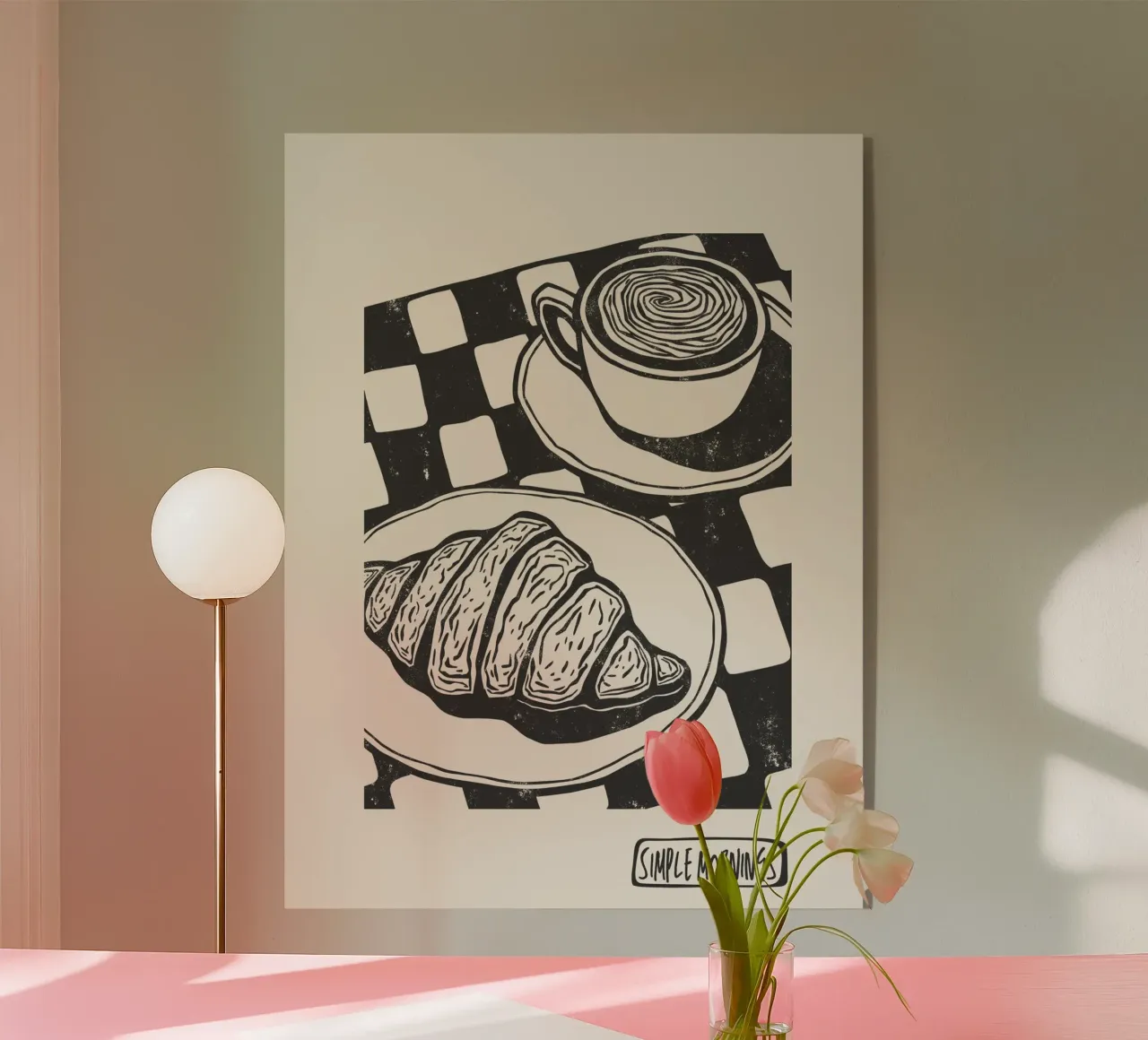 Simple Mornings plexiglass da Indigo Rain