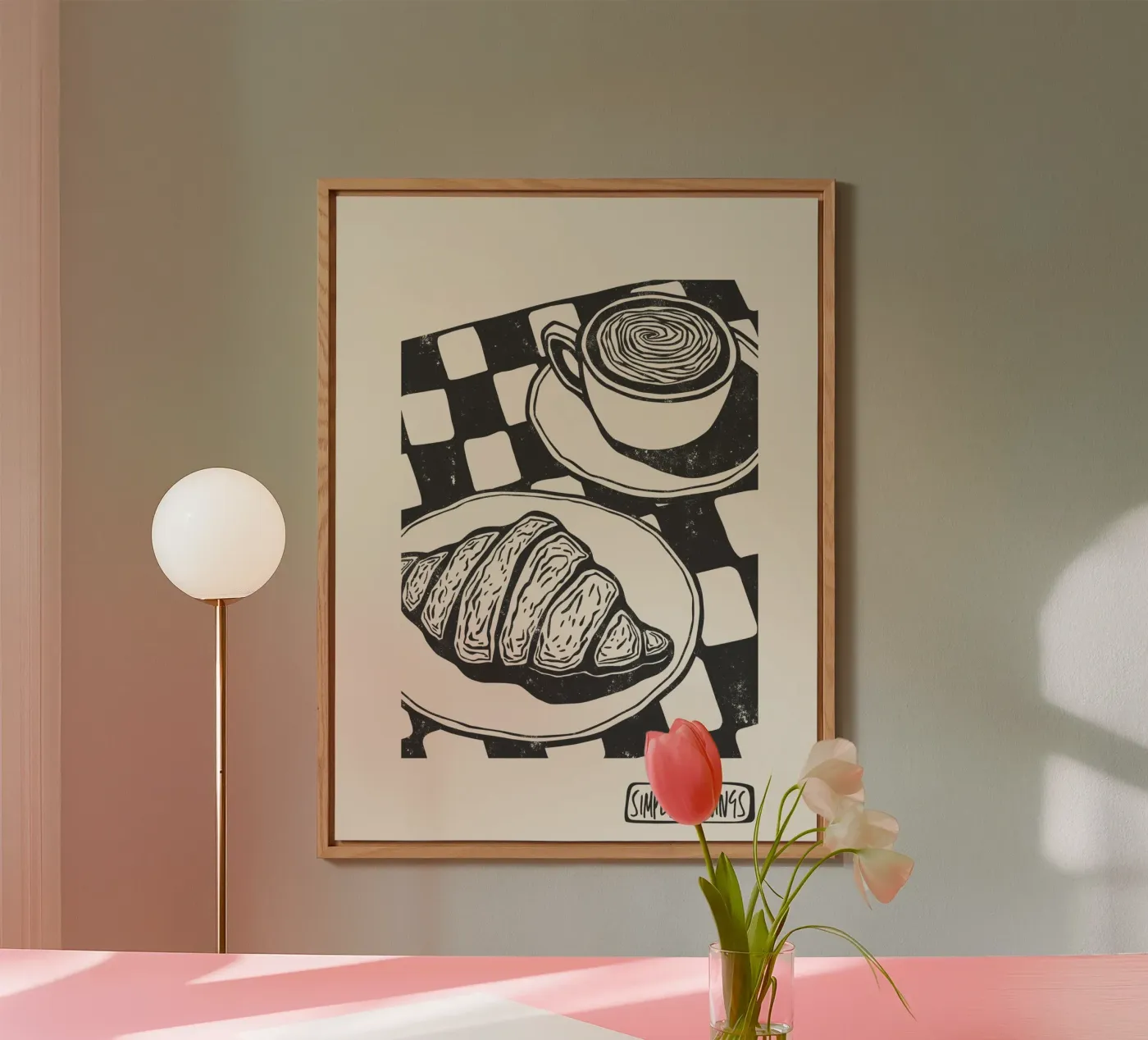 Simple Mornings forex plate by Indigo Rain