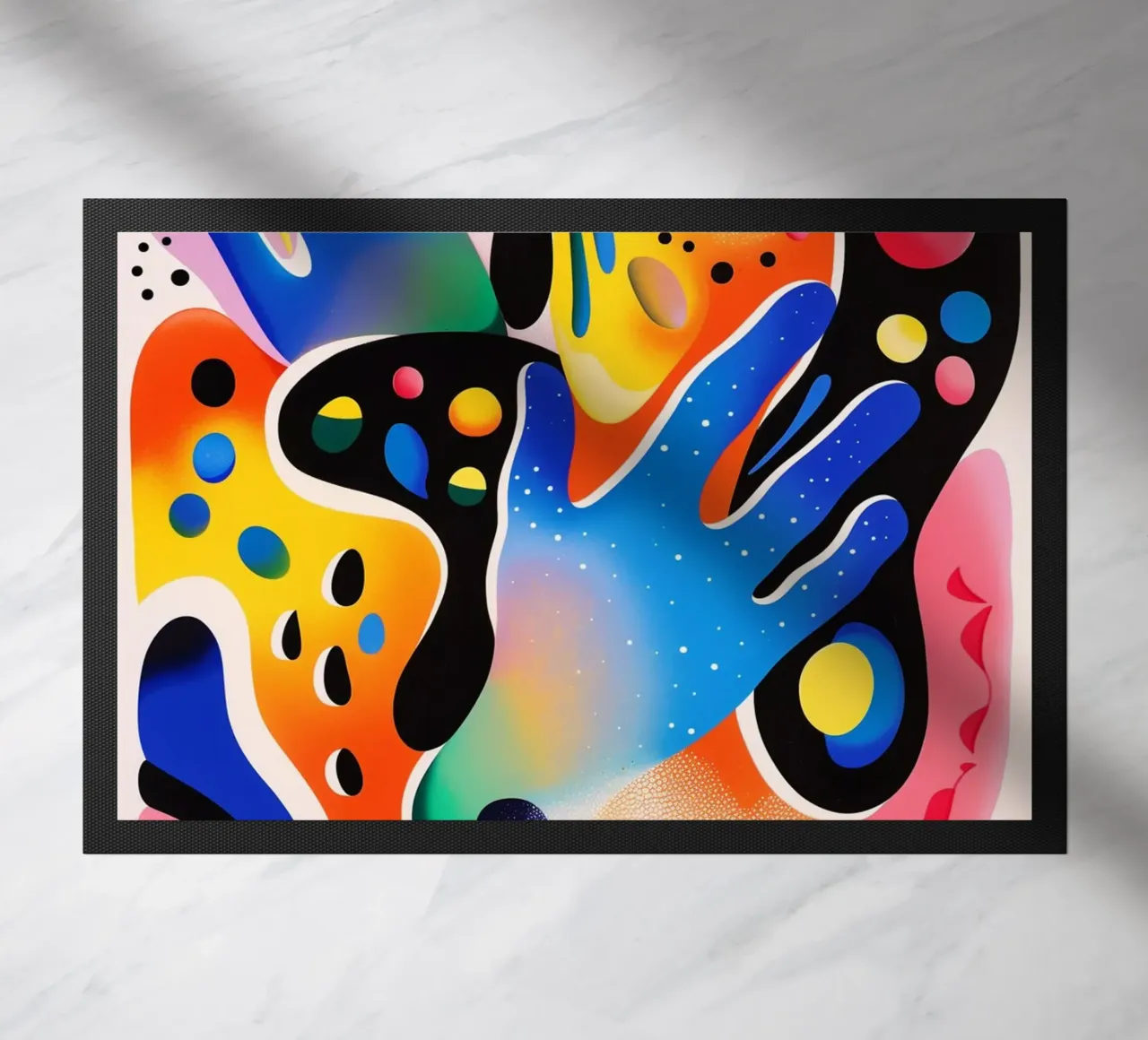 Cosmic Hands doormat by LeDieg