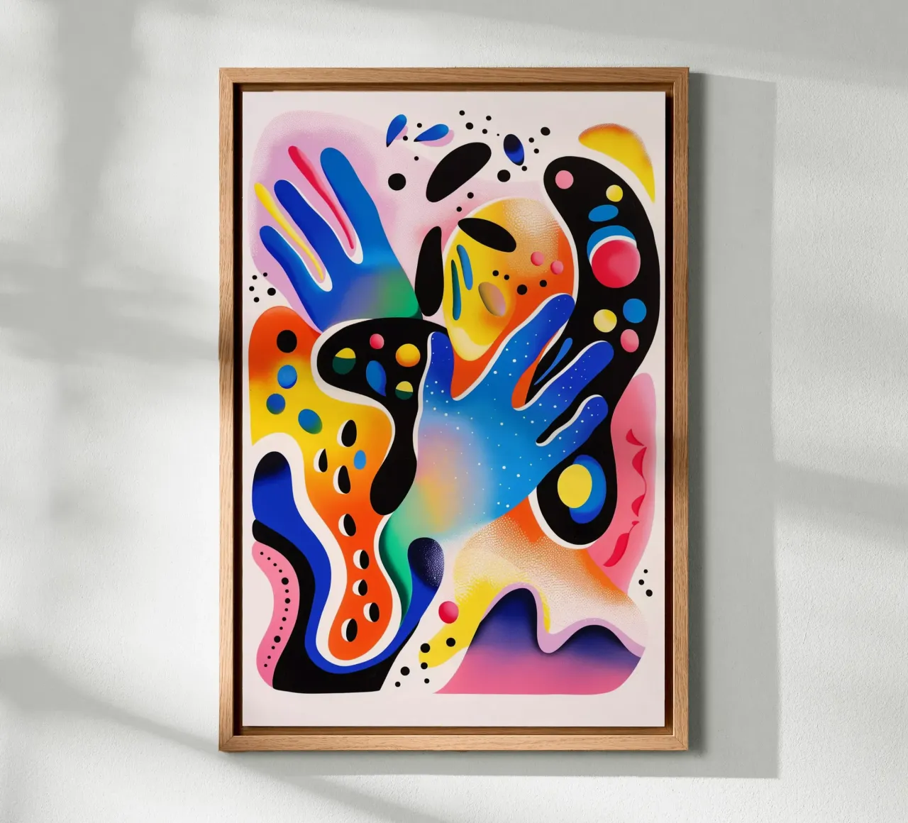 Cosmic Hands alluminio dibond da LeDieg