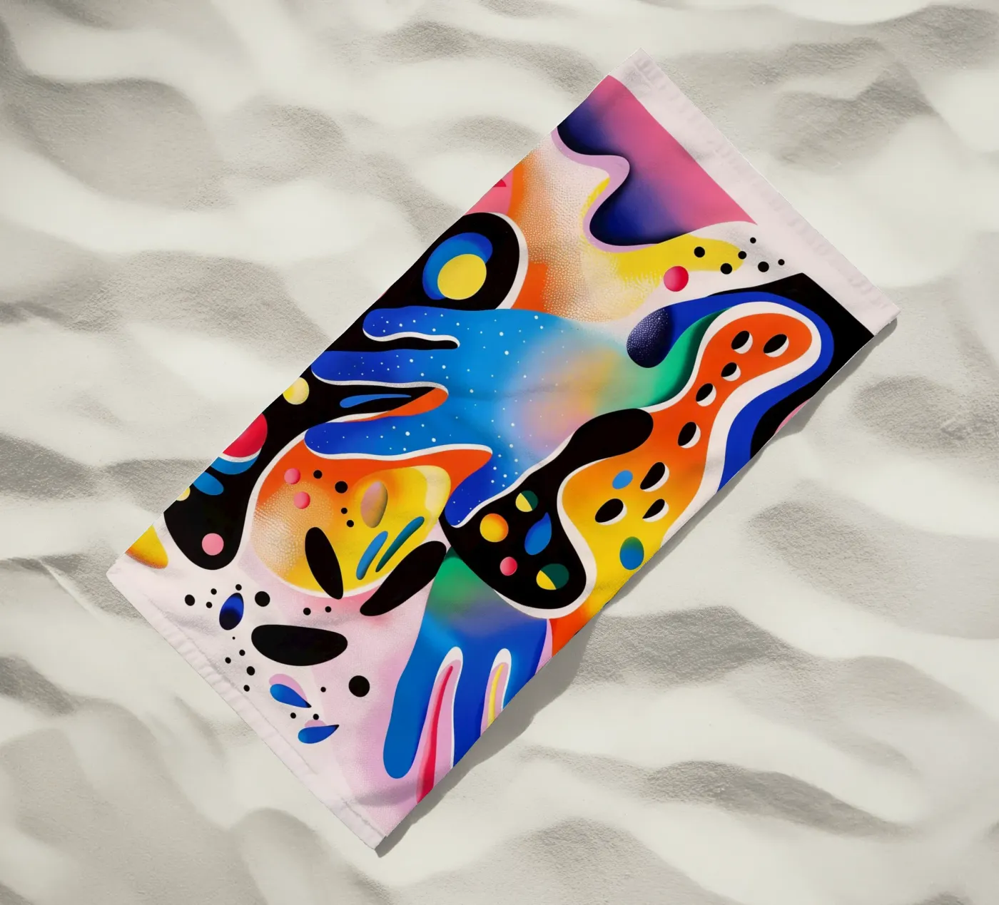 Cosmic Hands beach towel by LeDieg