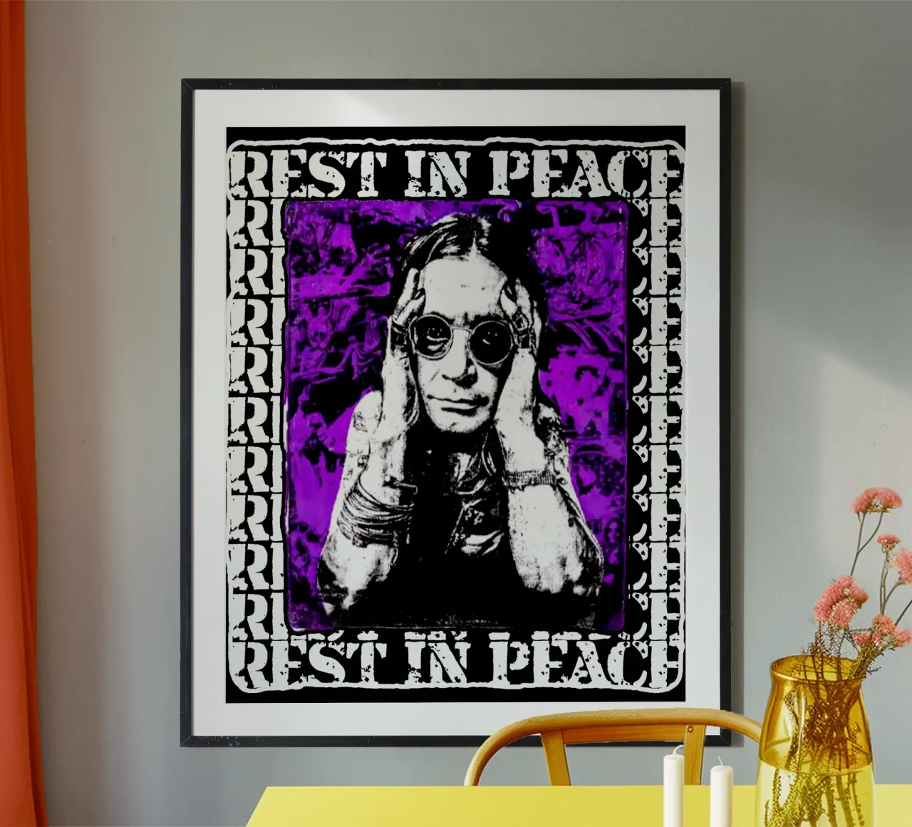 Maglietta classica Rest In Peace OZ poster da mannys_artt
