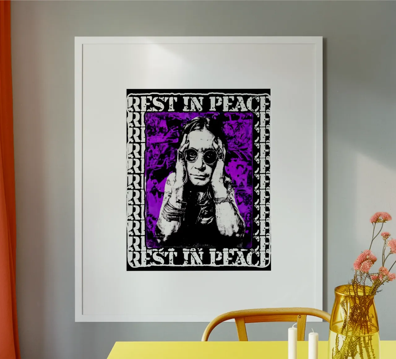 Maglietta classica Rest In Peace OZ poster da mannys_artt