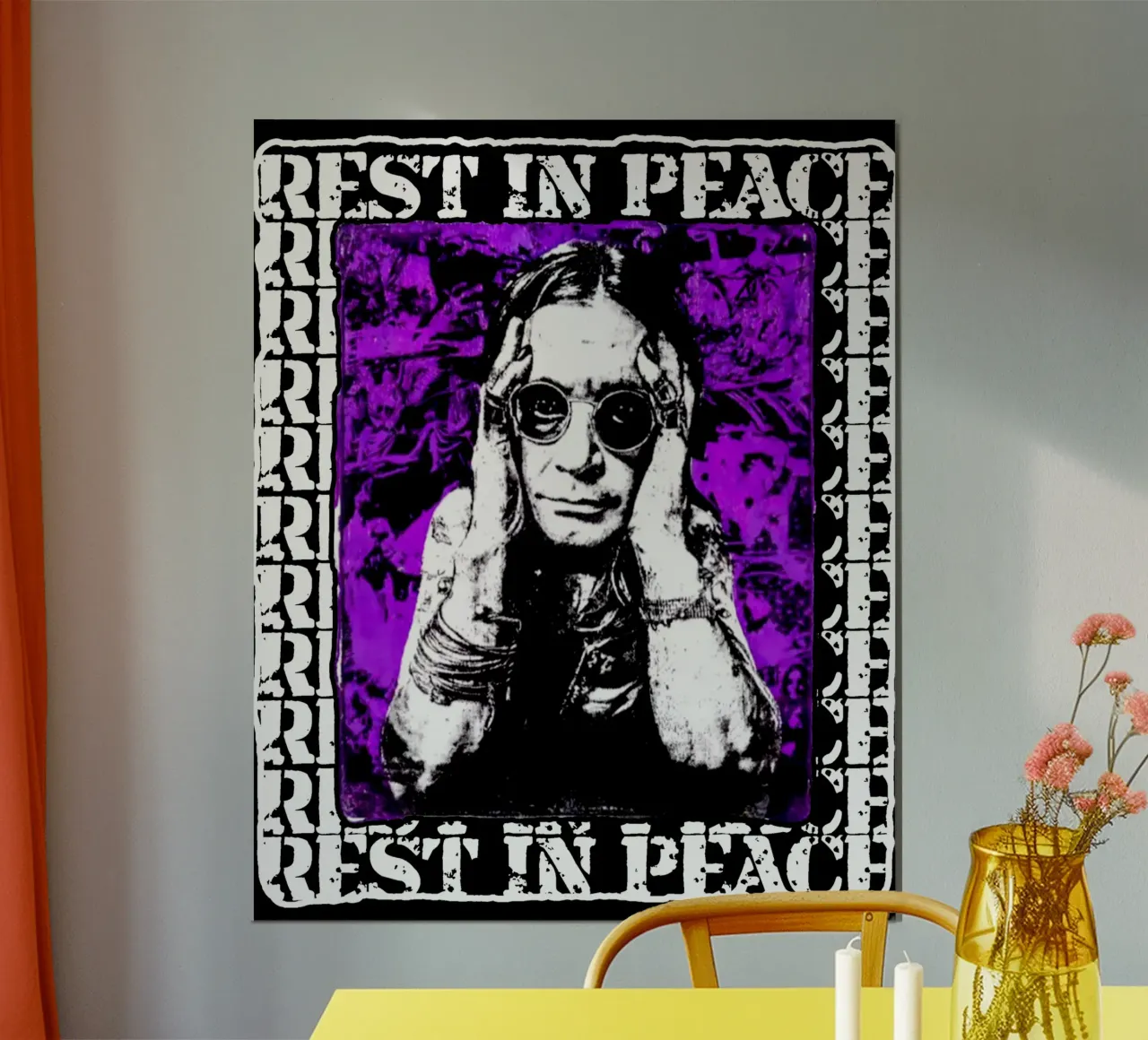 Maglietta classica Rest In Peace OZ poster da mannys_artt
