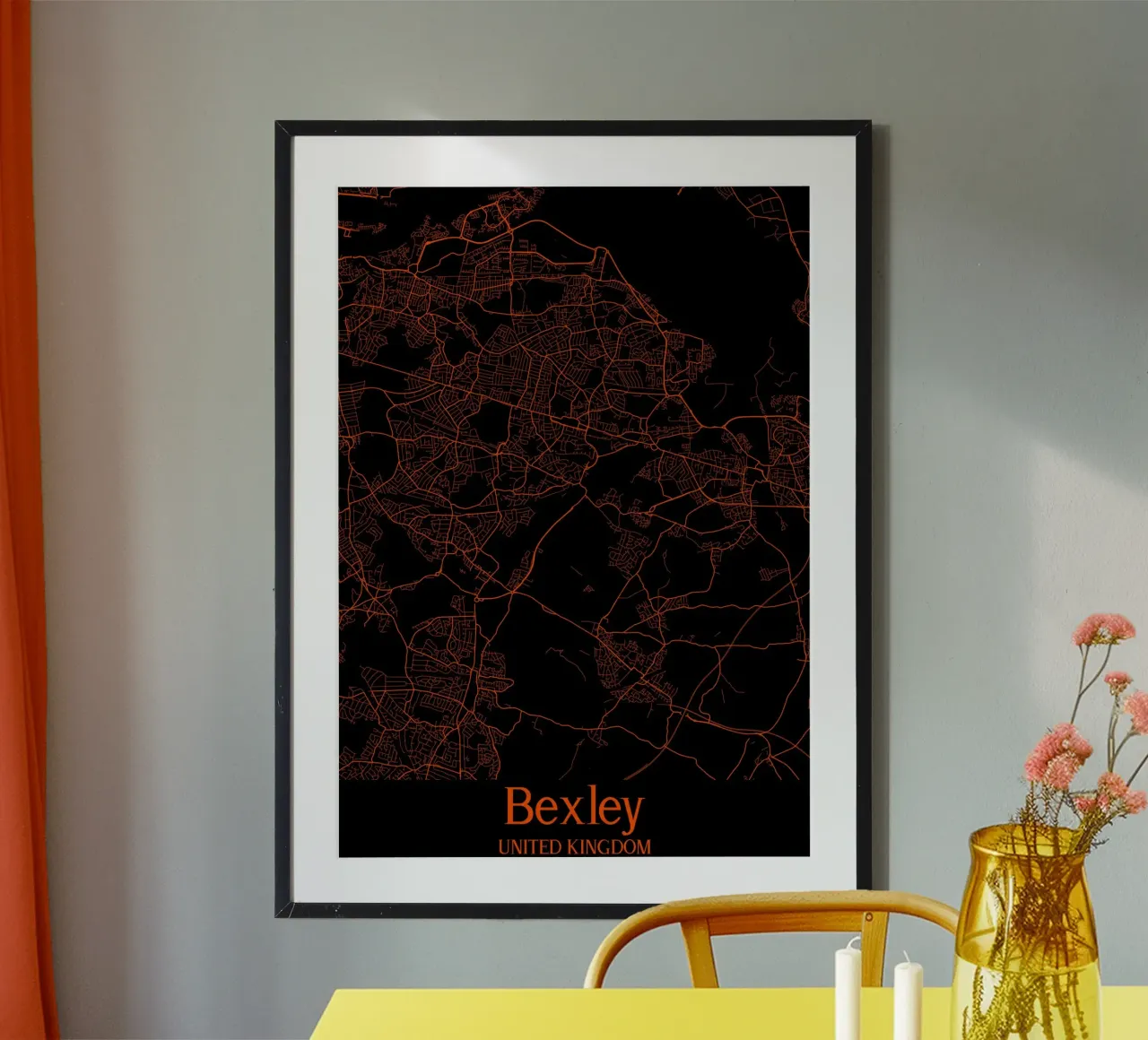 Bexley poster con telaio in plastica da MiMap