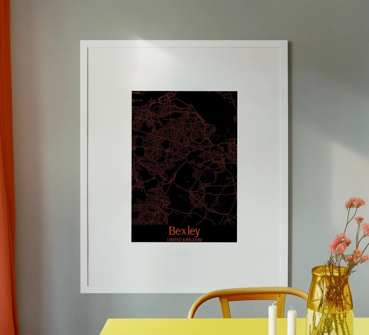 Bexley poster con telaio in plastica da MiMap