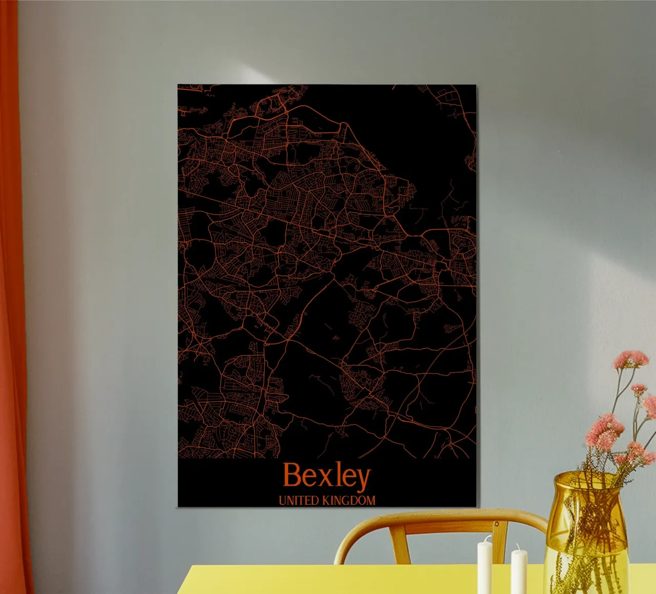 Bexley poster con telaio in plastica da MiMap