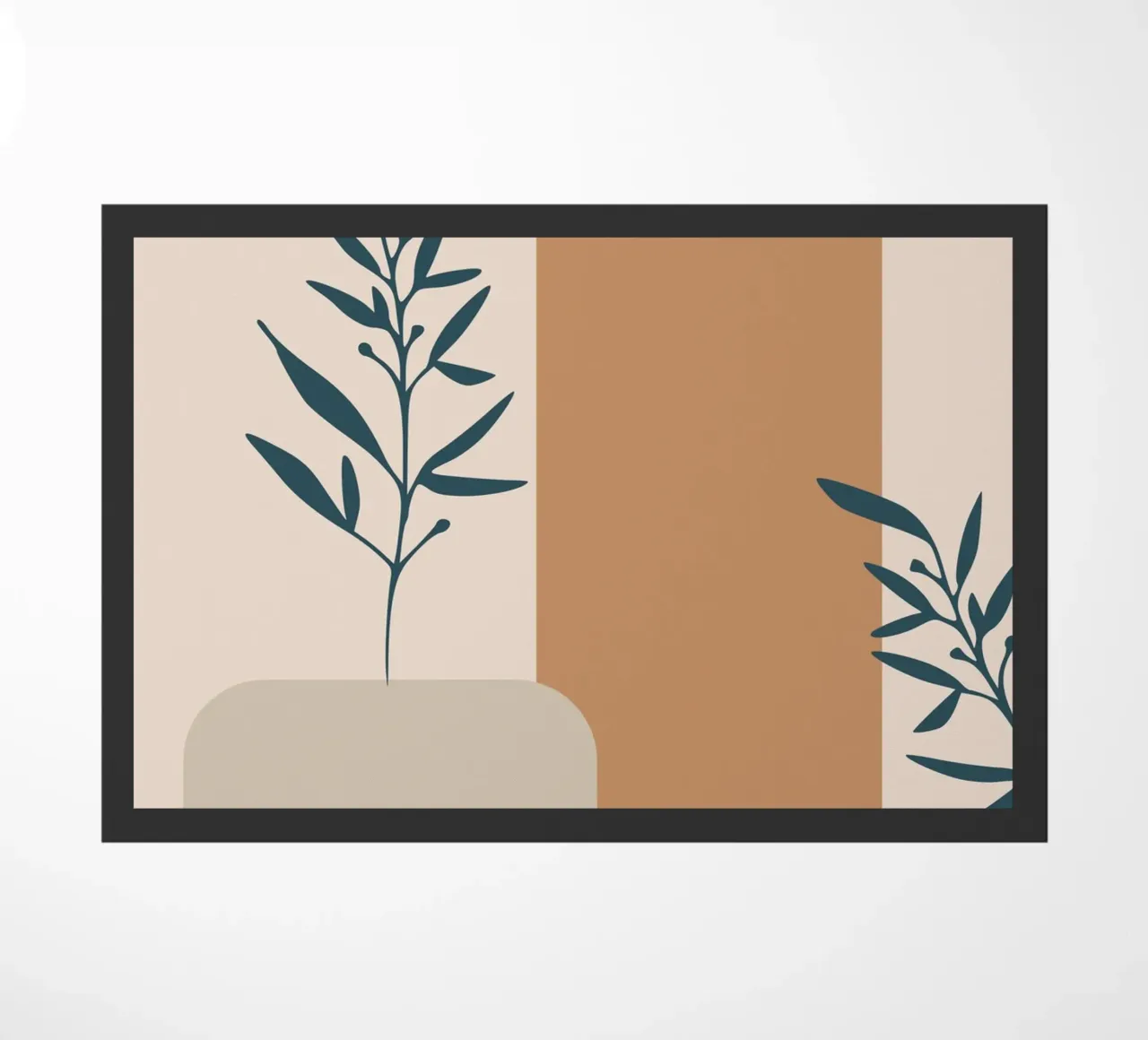 branch with boho leaves zerbino da vintageshop