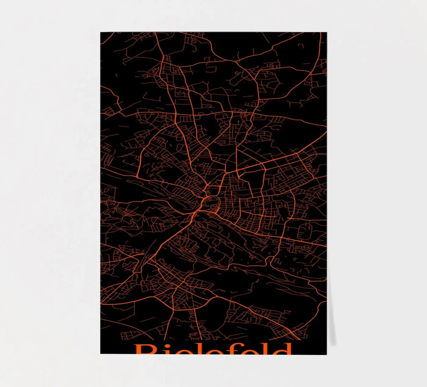 Bielefeld sticker sheet by MiMap