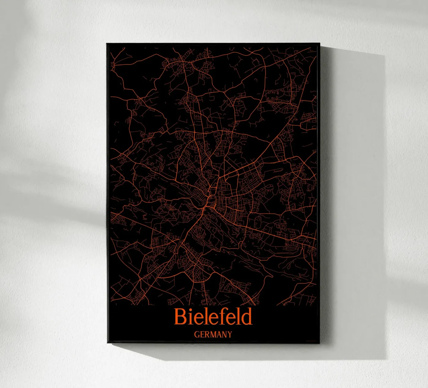 Bielefeld acryl van MiMap