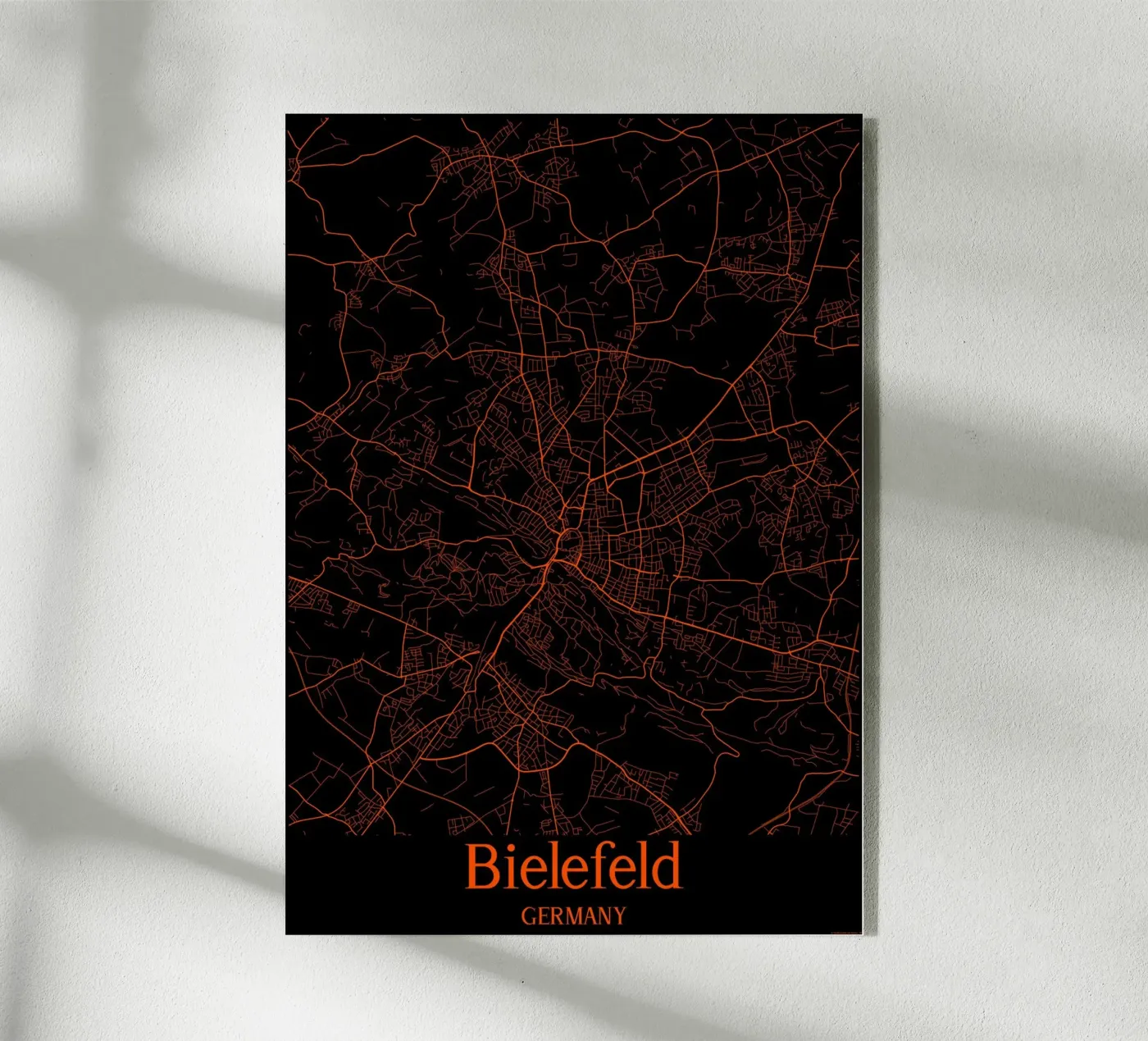 Bielefeld acryl van MiMap