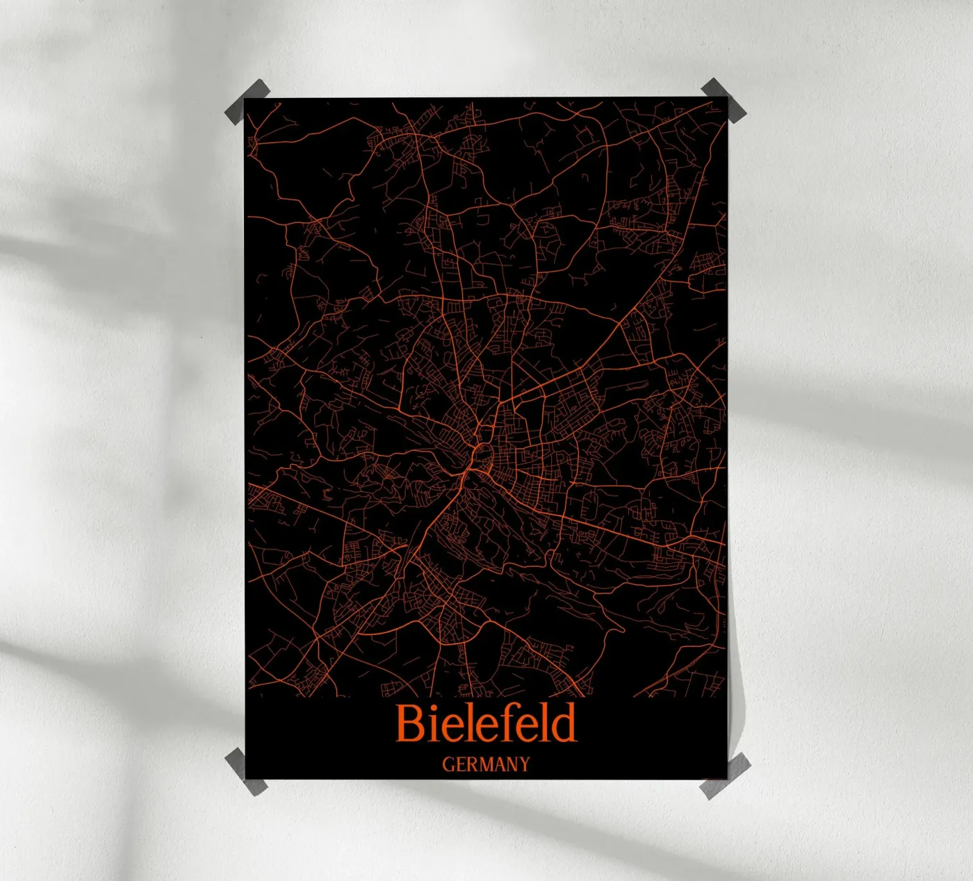 Bielefeld Poster von MiMap