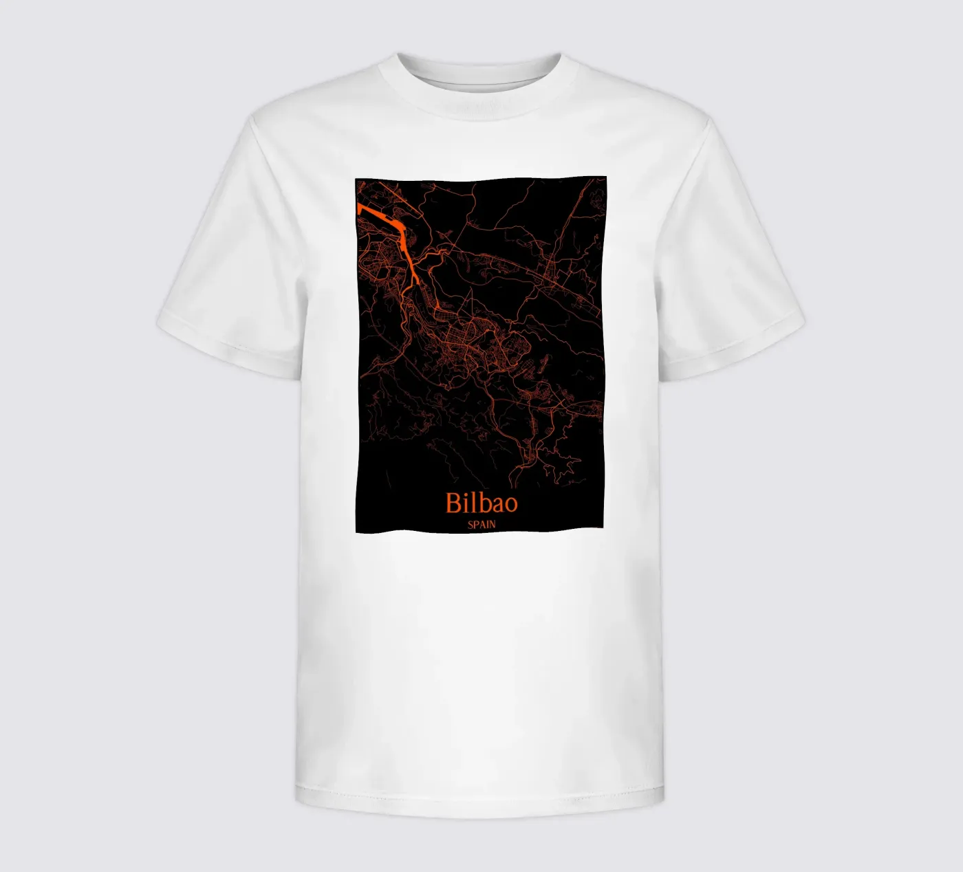 Bilbao t-shirt bambini da MiMap