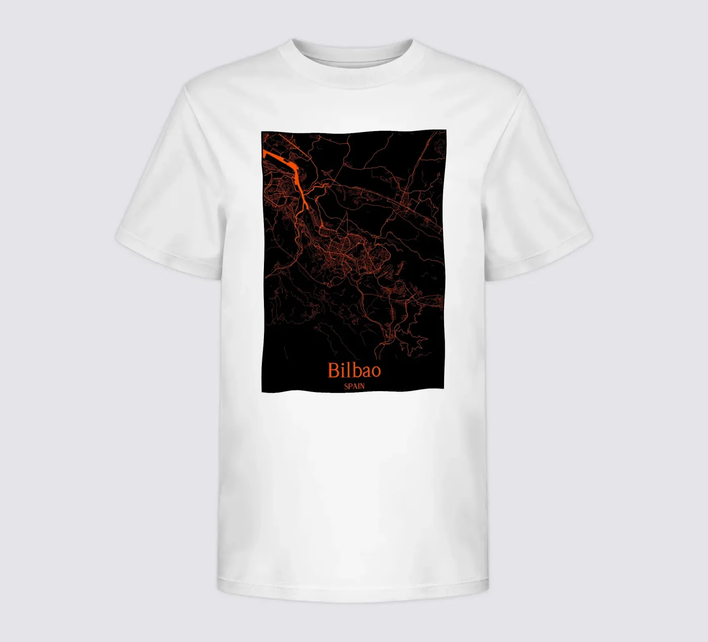 Bilbao t-shirt bambini da MiMap