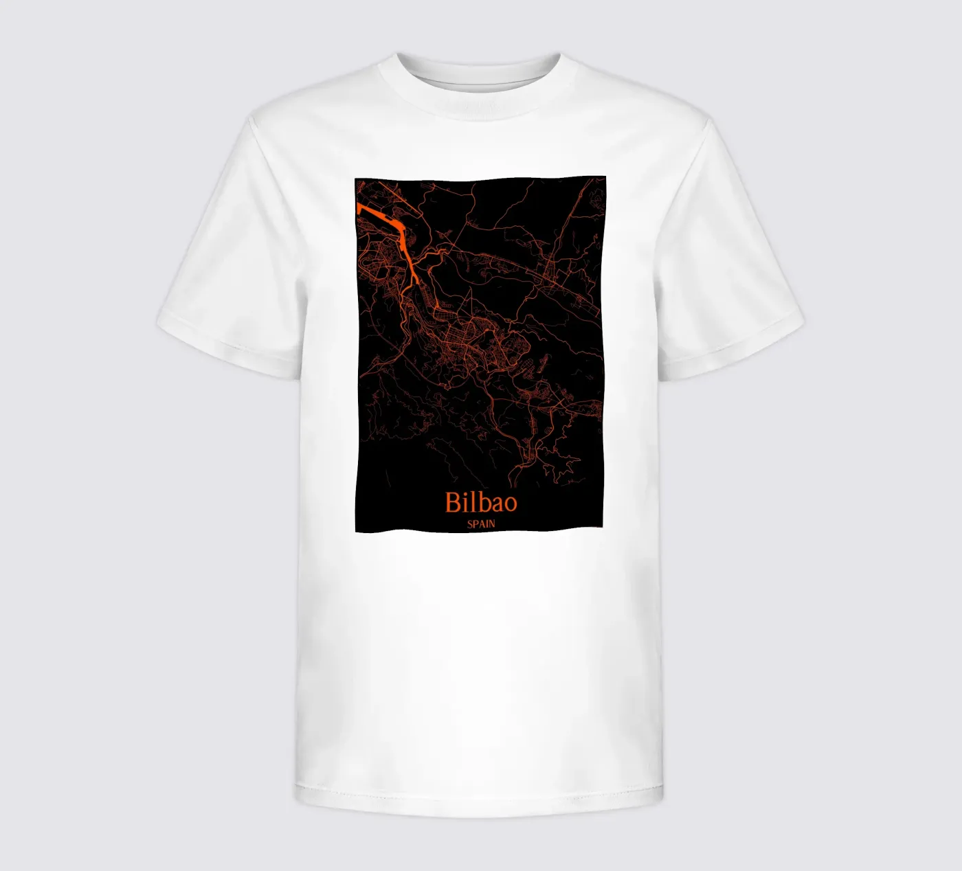 Bilbao t-shirt bambini da MiMap