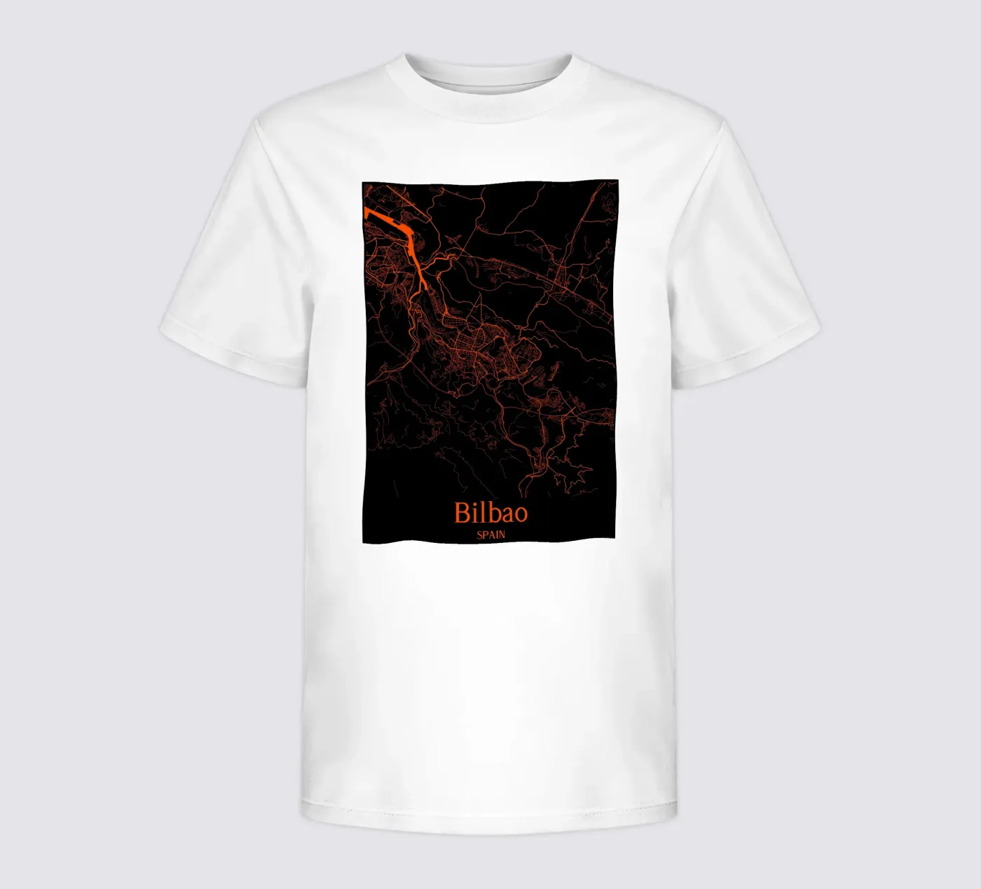 Bilbao t-shirt bambini da MiMap