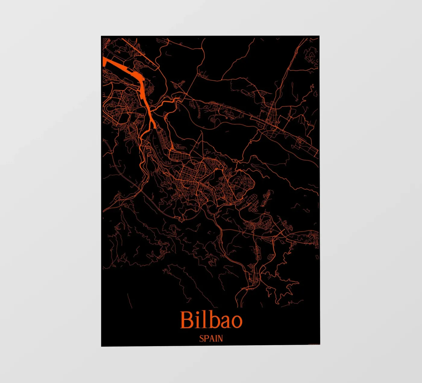 Bilbao pellicola backlit da MiMap