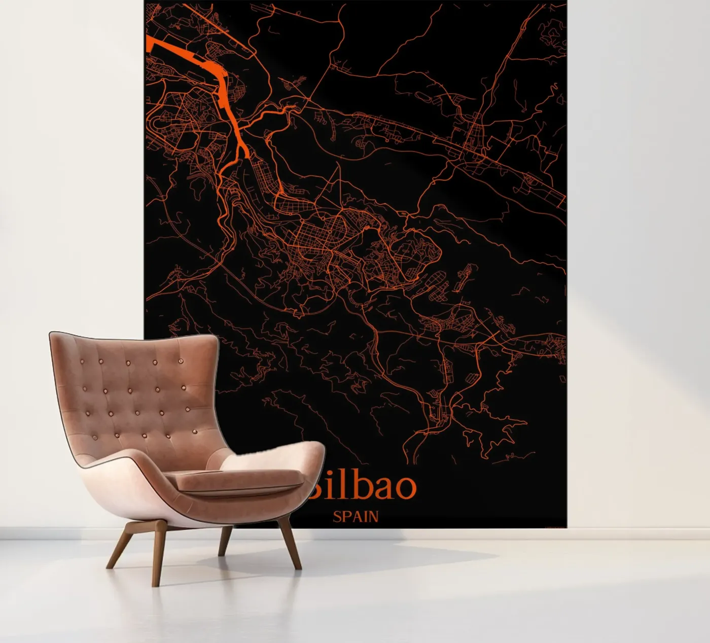Bilbao fotobehang van MiMap