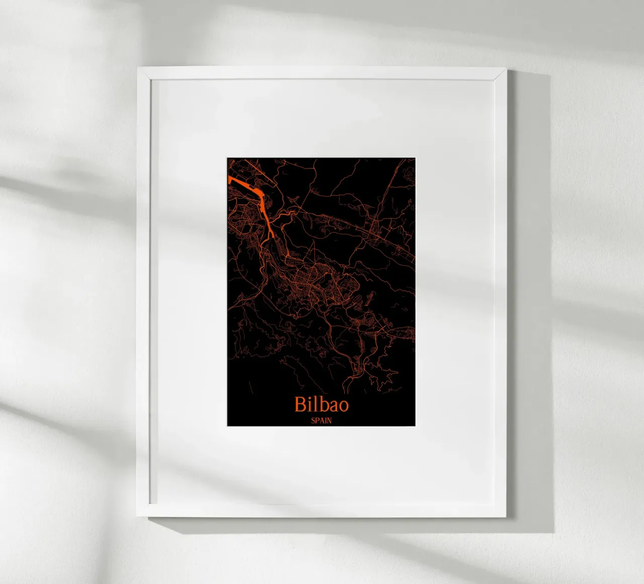 Bilbao poster con telaio in plastica da MiMap