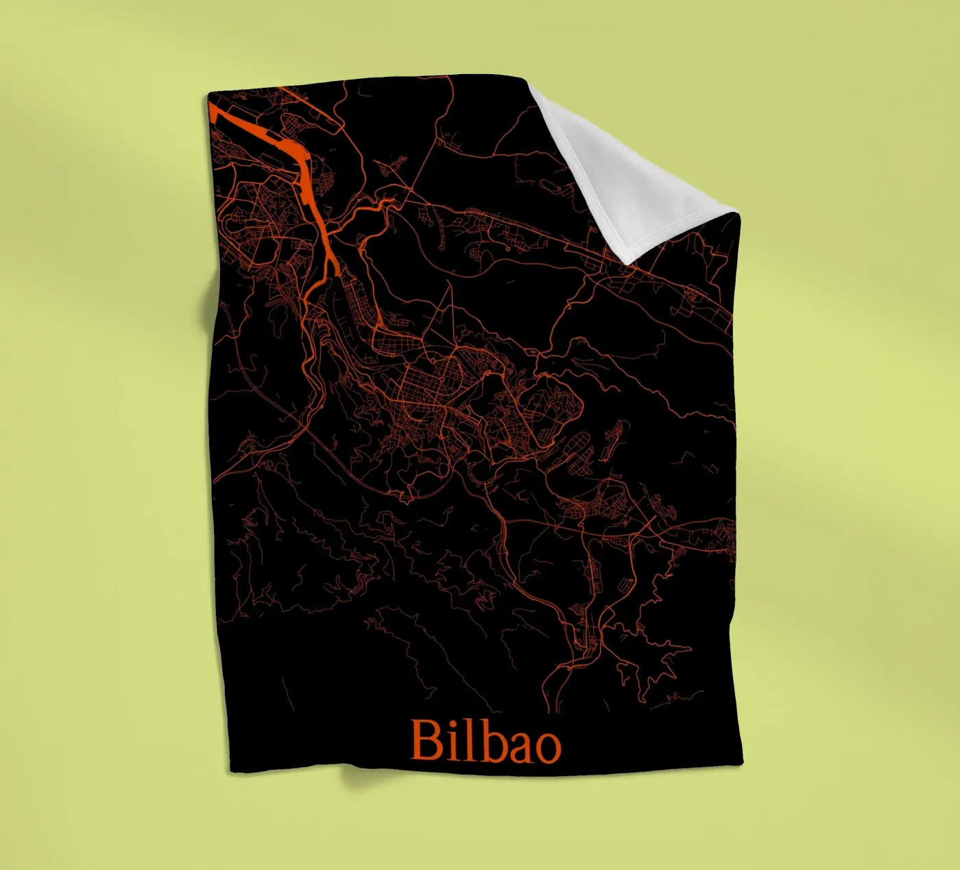 Bilbao Fleecedecke von MiMap
