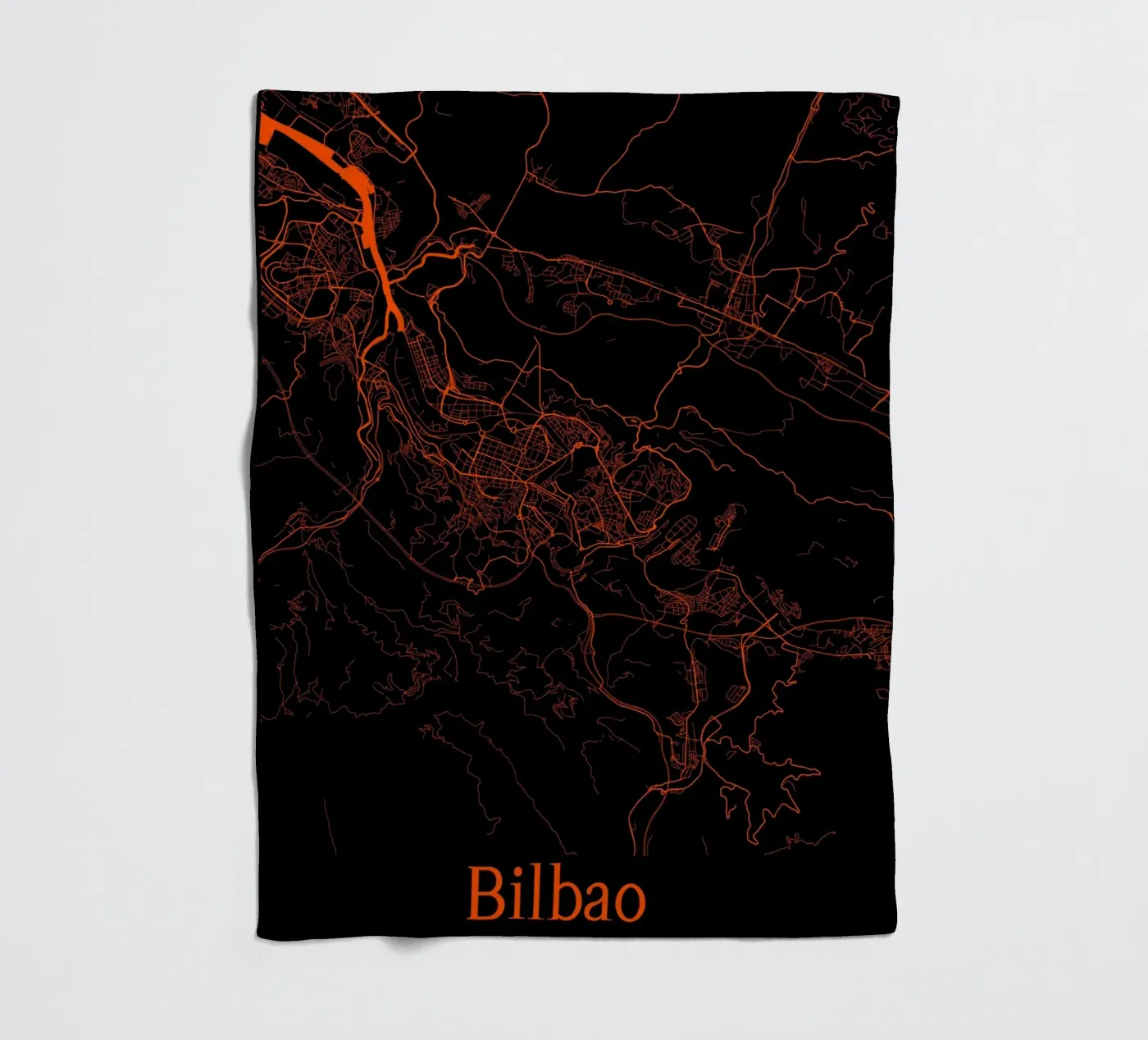 Bilbao Fleecedecke von MiMap
