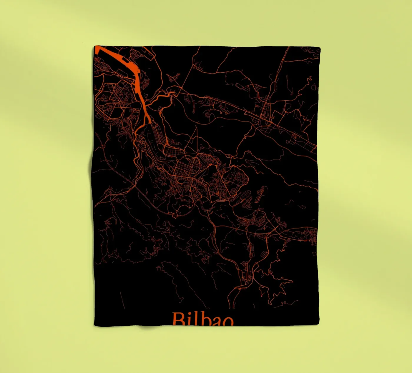Bilbao Fleecedecke von MiMap