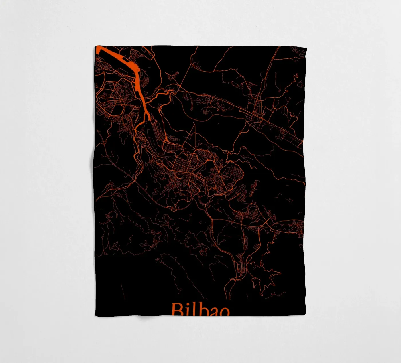 Bilbao Fleecedecke von MiMap
