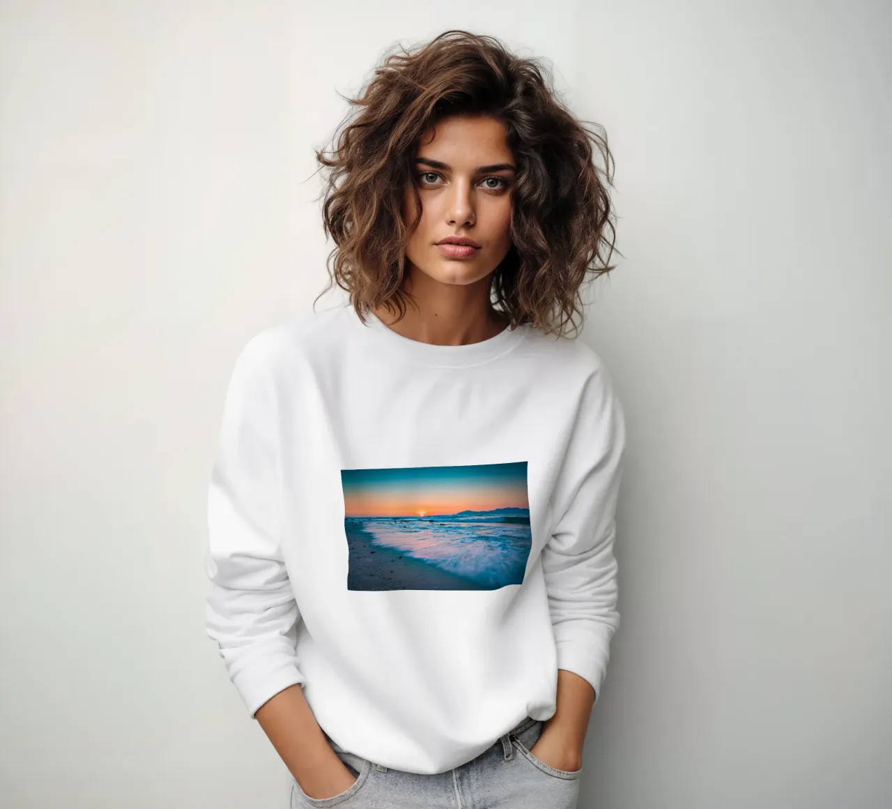 Onde sulla spiaggia felpa da Marcus Beckert | Fotografie