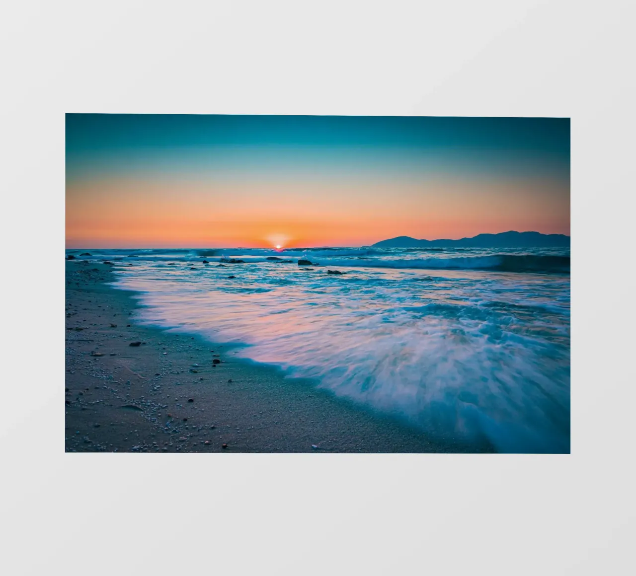 Onde sulla spiaggia telo in pvc da Marcus Beckert | Fotografie