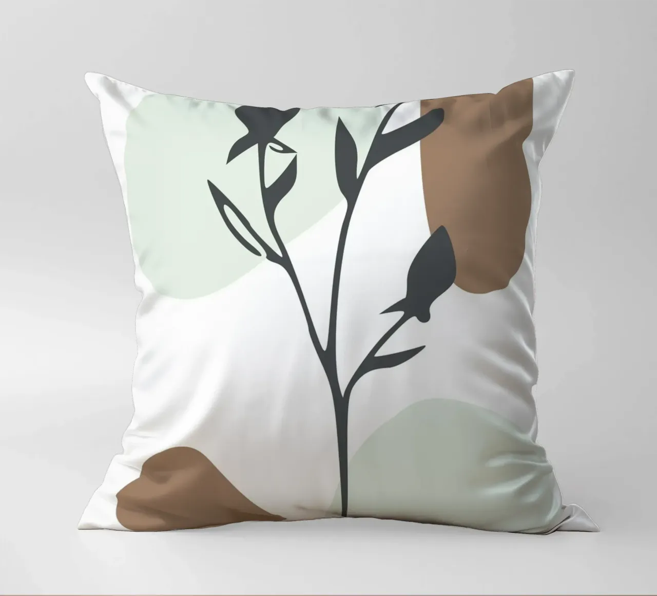 dry branch with leaves cuscino da vintageshop
